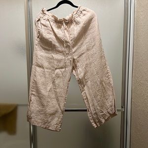 New brand cloth & stone short linen pants. Size L without tag.